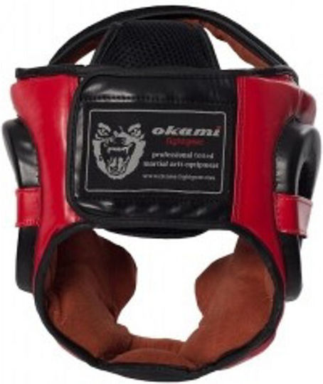 Okami Impact Head Protection 2.0 Κάσκα Πυγμαχίας Ενηλίκων Κλείστού Τύπου Κόκκινη