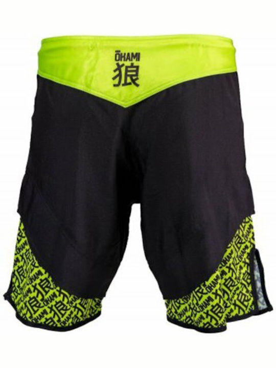 Okami Neon Fightshorts OFS107 Σορτσάκι MMA Μαύρο