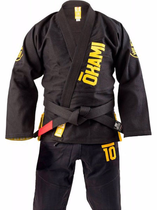 Okami Ανδρική Στολή Brazilian Jiu Jitsu Μαύρη