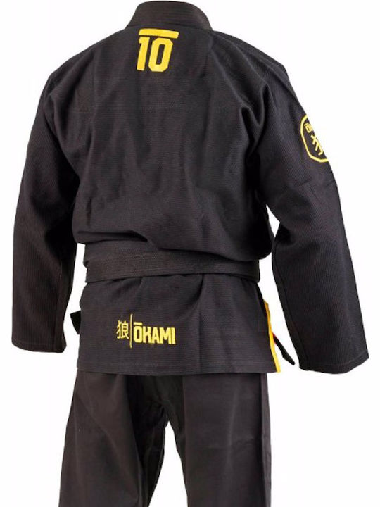 Okami Men's Brazilian Jiu Jitsu Uniform Black