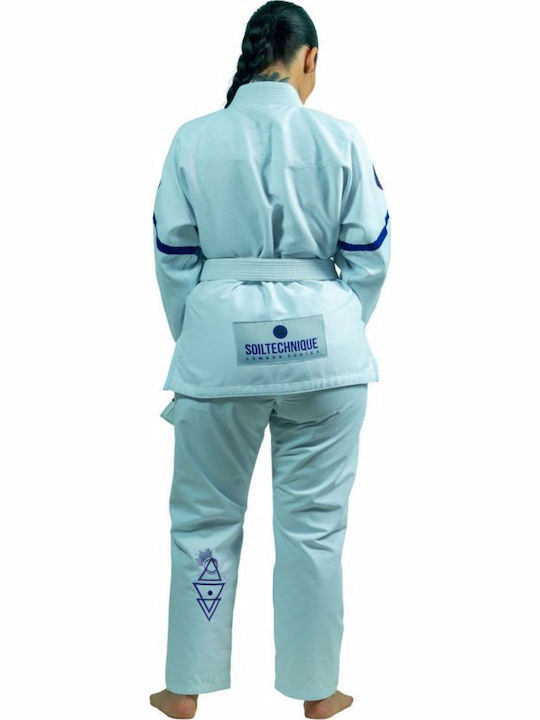 Soiltecnique Uniform Brasilianisches Jiu Jitsu Weiß