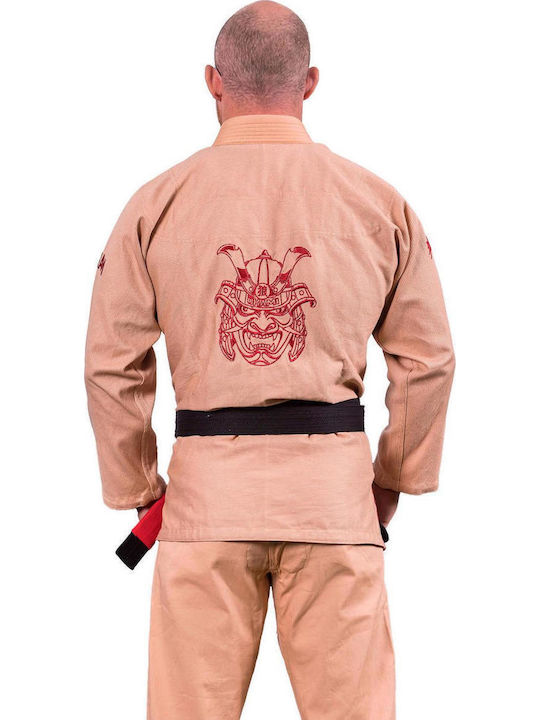 Okami Men's Brazilian Jiu Jitsu Uniform Beige
