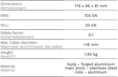 Protekt Катарама за катерене TU4020000000000004P0