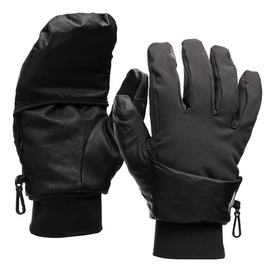 Black Diamond Gloves Mountaineering and Climbing Mittens Touchscreen Black