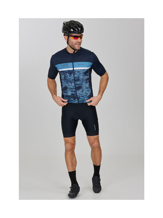 Endurance Men's Short Sleeve Mountain Road Bike Blue Jersey