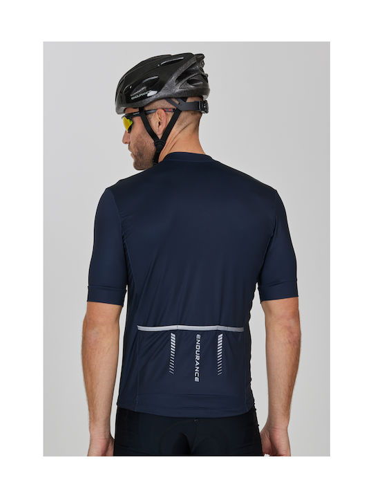 Endurance Short Sleeves Cycling Jersey Blue