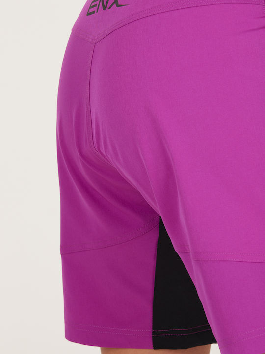 Endurance Pantaloni de ciclism pentru femei Violet