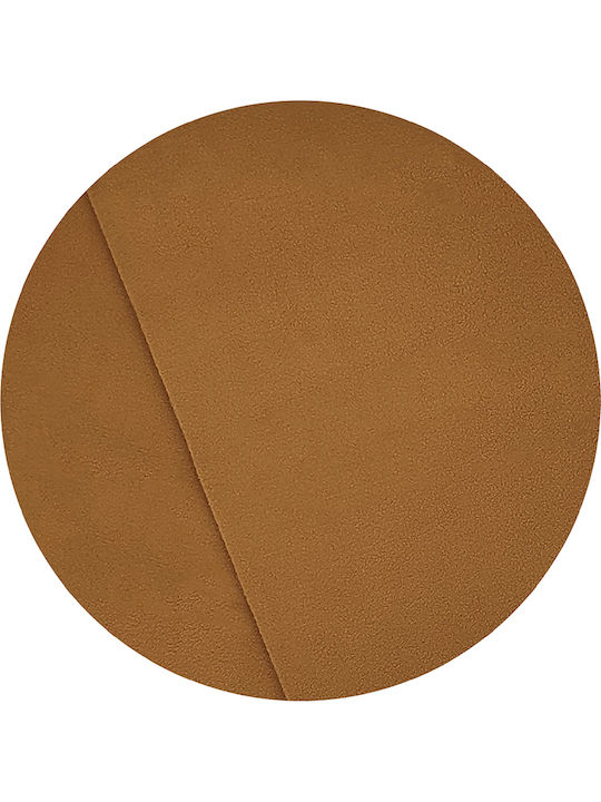 Women's Men's Fleece Scarf Brown