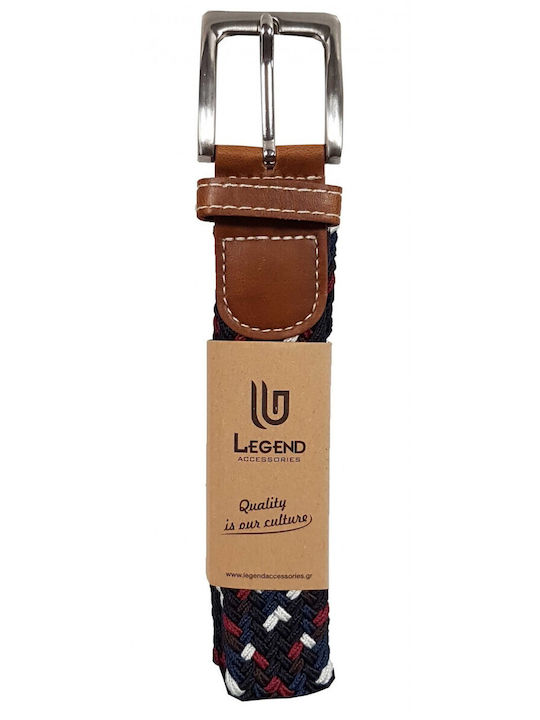 Legend Accessories Legend Men's Belt Fabric Blue