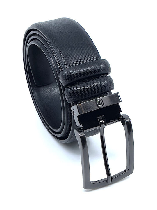 Herren Gürtel Leder Schwarz