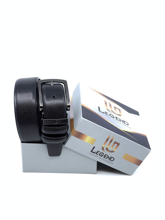 Herren Gürtel Leder Schwarz