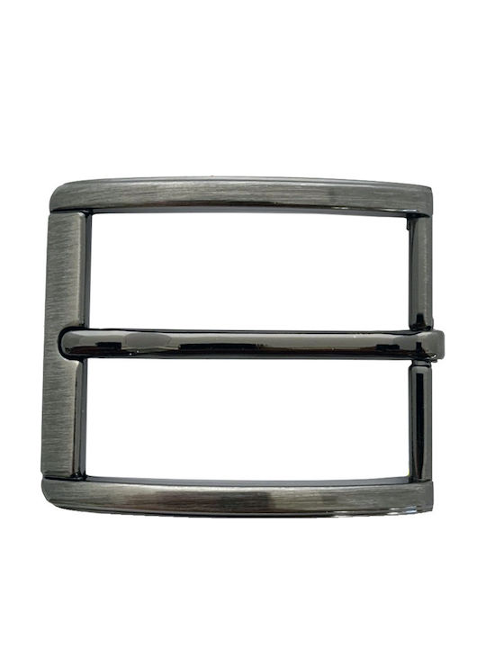 Wide Men's Belt Leather Navy Blue