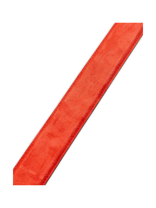 Herren Gürtel Leder Rot