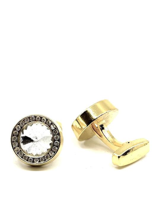 Legend Accessories Μανικετόκουμπα σε Χρυσό Χρώμα