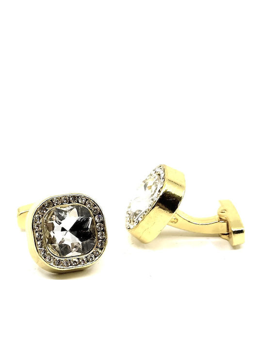 Legend Accessories Μανικετόκουμπα σε Χρυσό Χρώμα