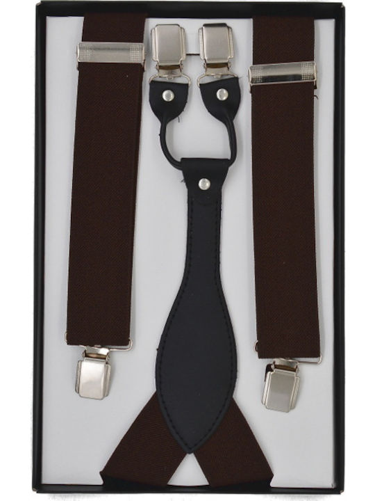 Wide Dark Gray Suspenders Colour T103