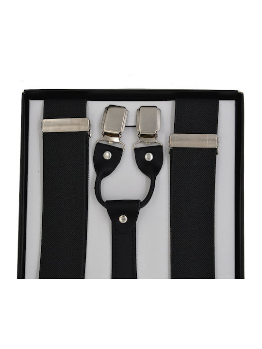 Wide Dark Gray Suspenders Colour T103