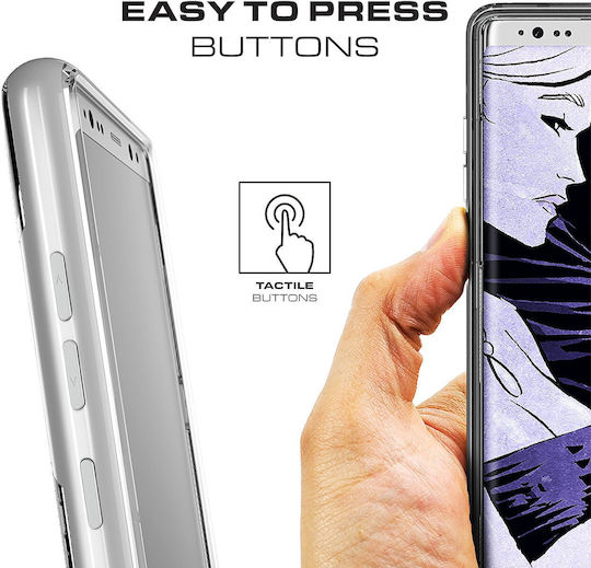 Ghostek Cloak 3 Slim Back Cover Plastic Waterproof Transparent Galaxy Note 8