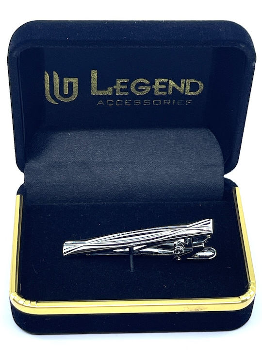 Legend Accessories Silver Tie Clip Silver 5cm Legend Accessories Silver Tie Clip Silver 5cm
