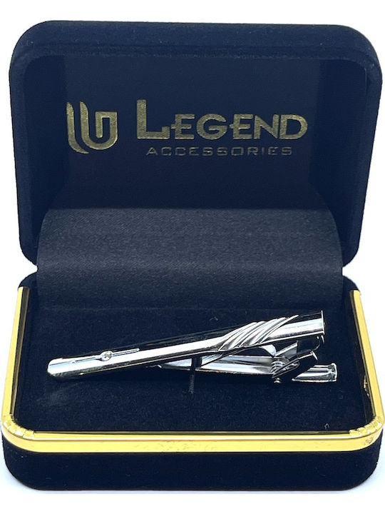 Legend Accessories Clip Γραβάτας από Ασήμι