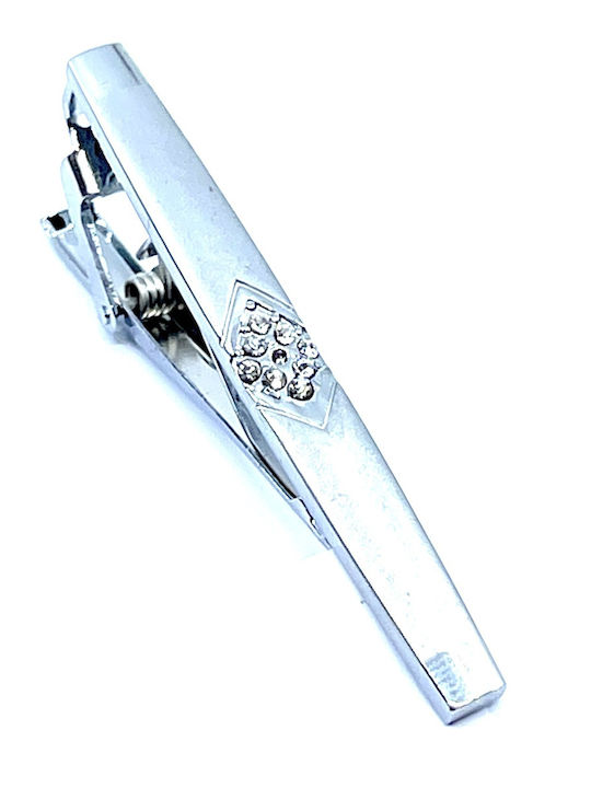 Legend Accessories Clip Γραβάτας από Ασήμι