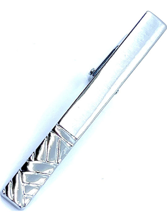 Legend Accessories Silver Tie Clip Silver 5cm