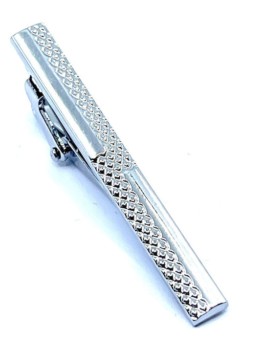 Legend Accessories Silver Tie Clip Silver 5cm