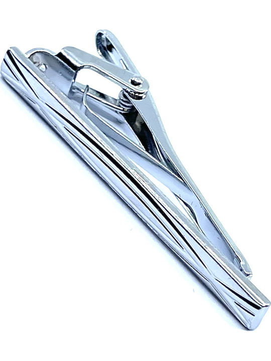 Legend Accessories Silver Tie Clip Silver 5cm