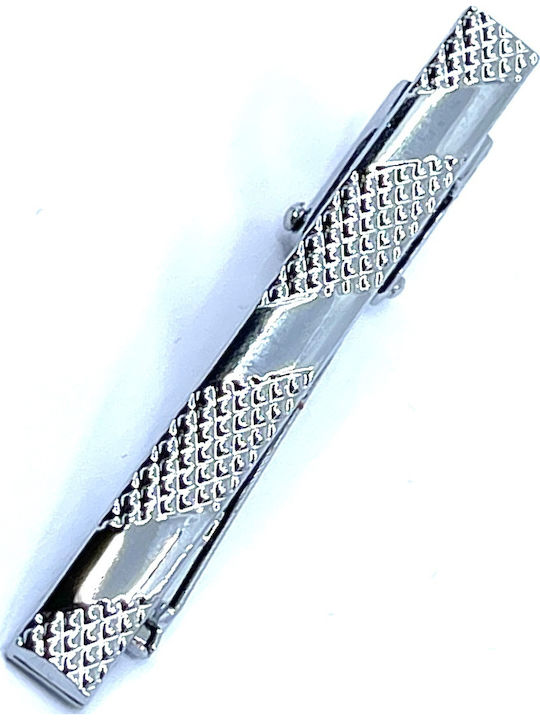 Legend Accessories Silver Tie Clip Silver 5cm