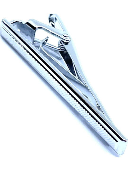 Legend Accessories Silver Tie Clip Silver 5cm