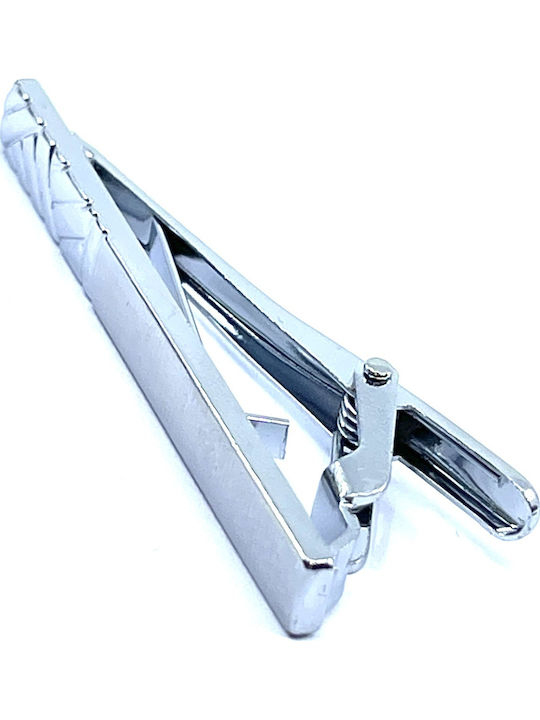 Legend Accessories Silver Tie Clip Silver 5cm
