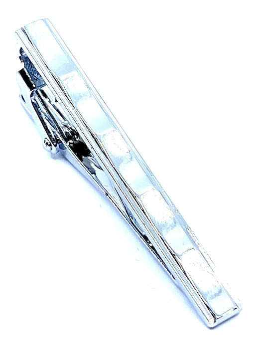 Legend Accessories Silver Tie Clip Silver 5cm