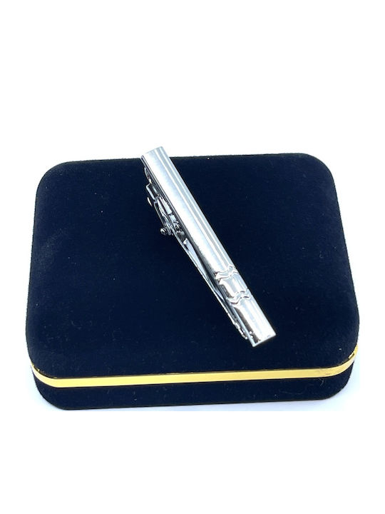 Legend Accessories Silver Tie Clip Silver 5cm
