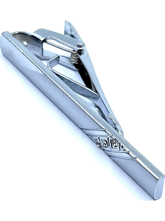 Legend Accessories Clip Γραβάτας από Ασήμι