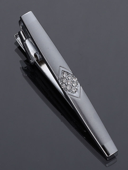 Legend Accessories Clip Γραβάτας από Ασήμι