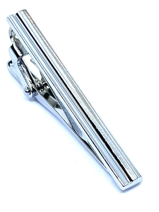 Legend Accessories Silver Tie Clip Silver 5cm