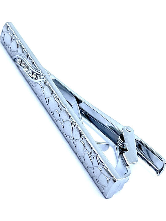 Legend Accessories Silver Tie Clip Silver 6cm