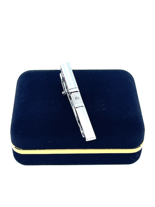 Legend Accessories Silver Tie Clip Silver 5cm