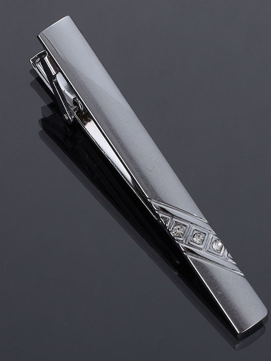 Legend Accessories Clip Γραβάτας από Ασήμι