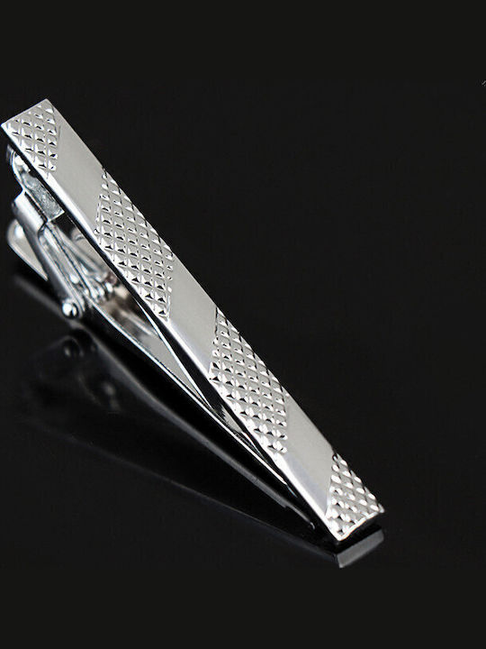 Legend Accessories Silver Tie Clip Silver 5cm