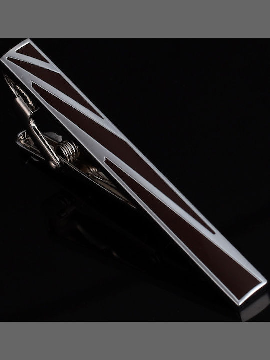 Legend Accessories Clip Γραβάτας από Ασήμι