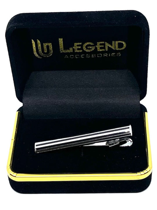 Legend Accessories Clip Γραβάτας από Ασήμι