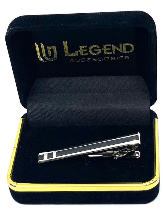 Legend Accessories Silver Tie Clip Silver 5cm