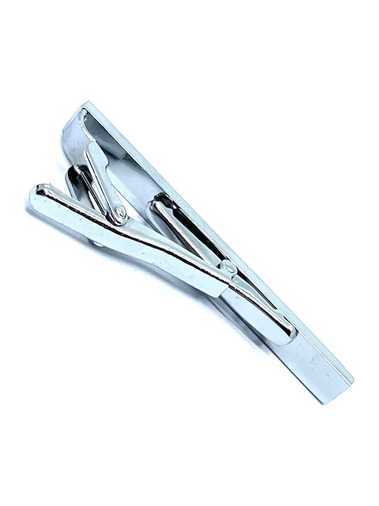 Legend Accessories Silver Tie Clip Silver 5cm
