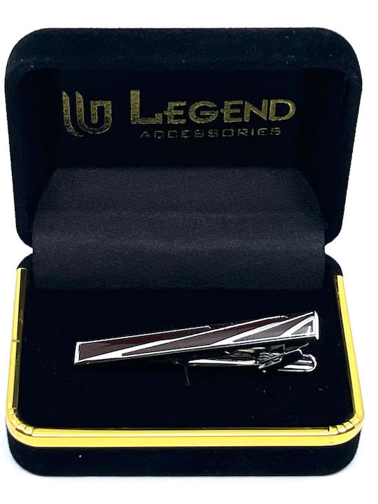 Legend Accessories Clip Γραβάτας από Ασήμι