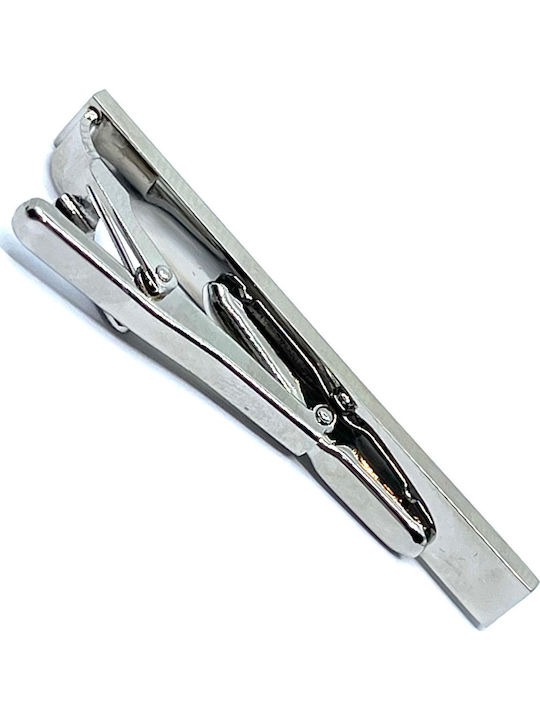 Legend Accessories Silver Tie Clip Silver 5cm