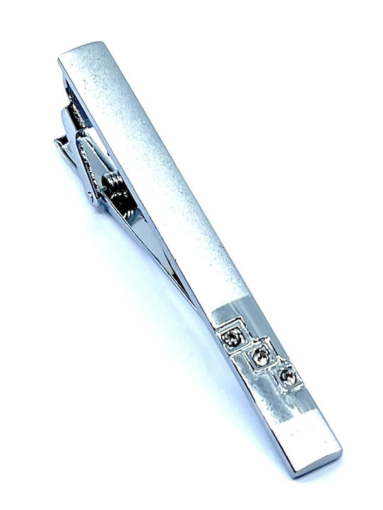 Legend Accessories Clip Γραβάτας από Ασήμι