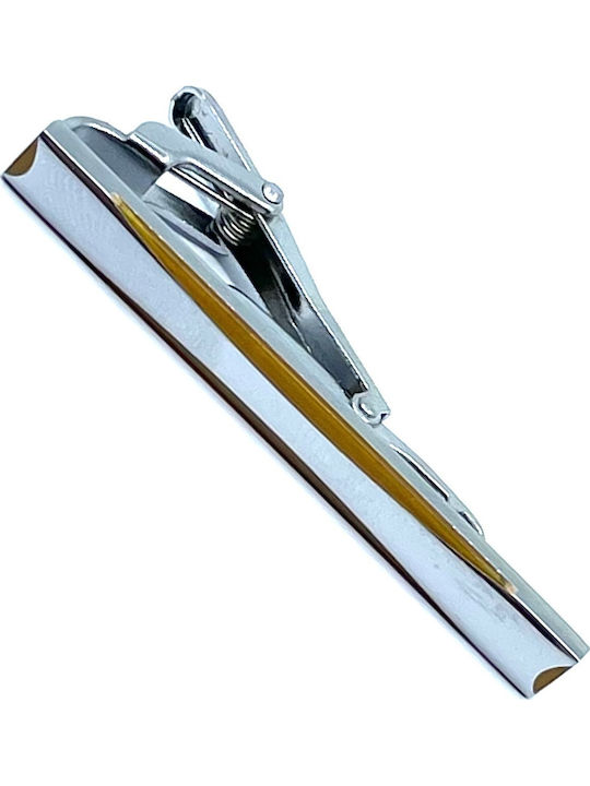 Legend Accessories Silver Tie Clip Silver 5cm