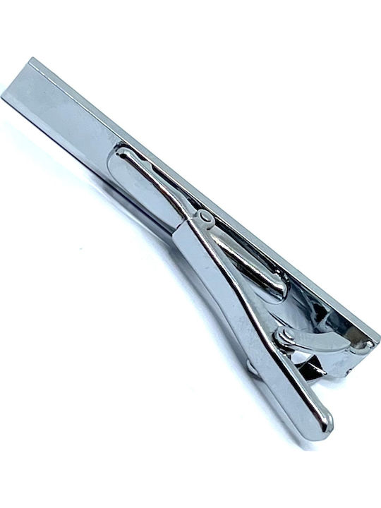 Legend Accessories Silver Tie Clip Silver 5cm