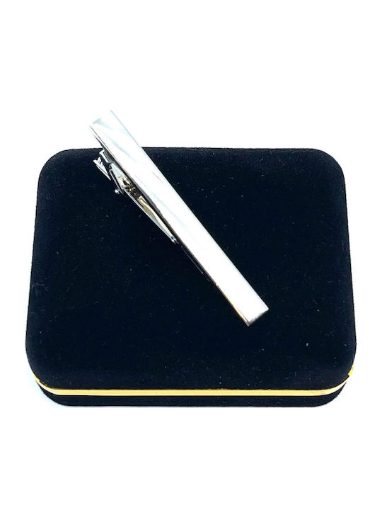 Legend Accessories Silver Tie Clip Silver 5cm